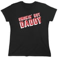 thumbnail image 1 of Smokin Hot Daddy Sarcastic Humor Novelty Funny Women's Casual Tees, 1 of 3