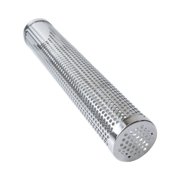 SmokinTek 12 inches BBQ Wood Pellet Smoker Tube Stainless Steel Smoke Generator Mesh Pipe for Grill Hot or Cold Smoking