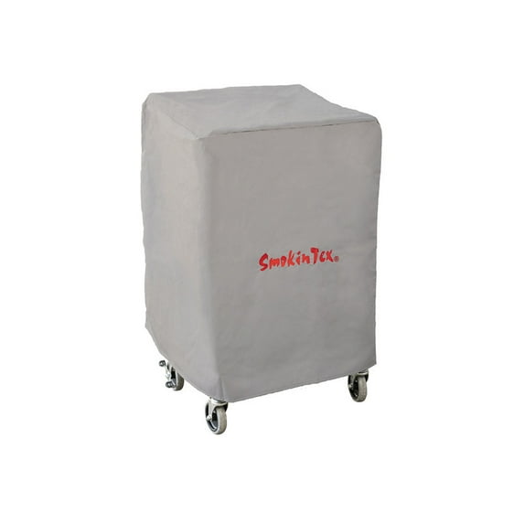 SmokinTex 1100 Smoker Cover – Grey Sturdy Vinyl Weather-Resistant Outdoor Protection Cover