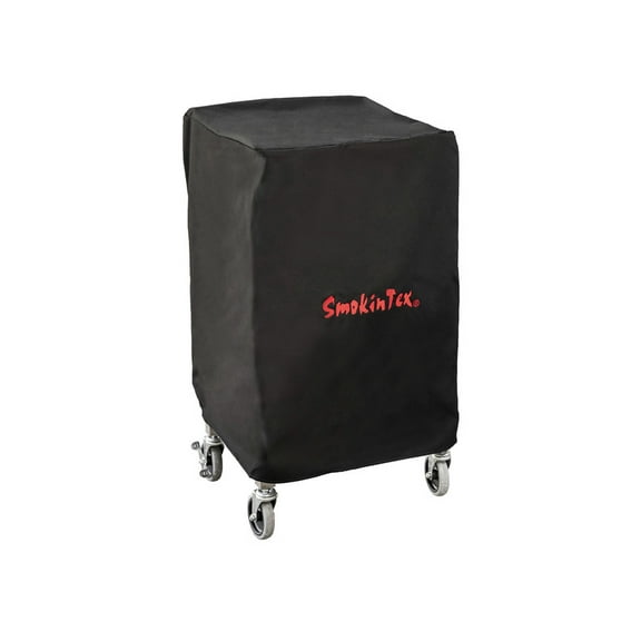 SmokinTex 1400 Electric Smoker Cover Heavy-Duty Black Polyester Smokers Cover with 5-Year Warranty