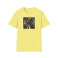 thumbnail image 1 of Smoking Dog Unisex Softstyle T-Shirt, 1 of 4