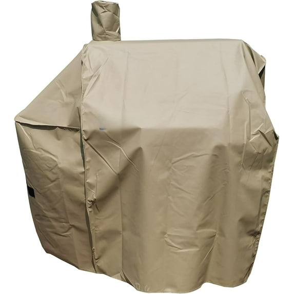 Smoking Grill Cover for Charcoal Grills 2190 and 2197 Heavy Duty Waterproof Patio 600D Canvas BBQ Grill Cover G21623