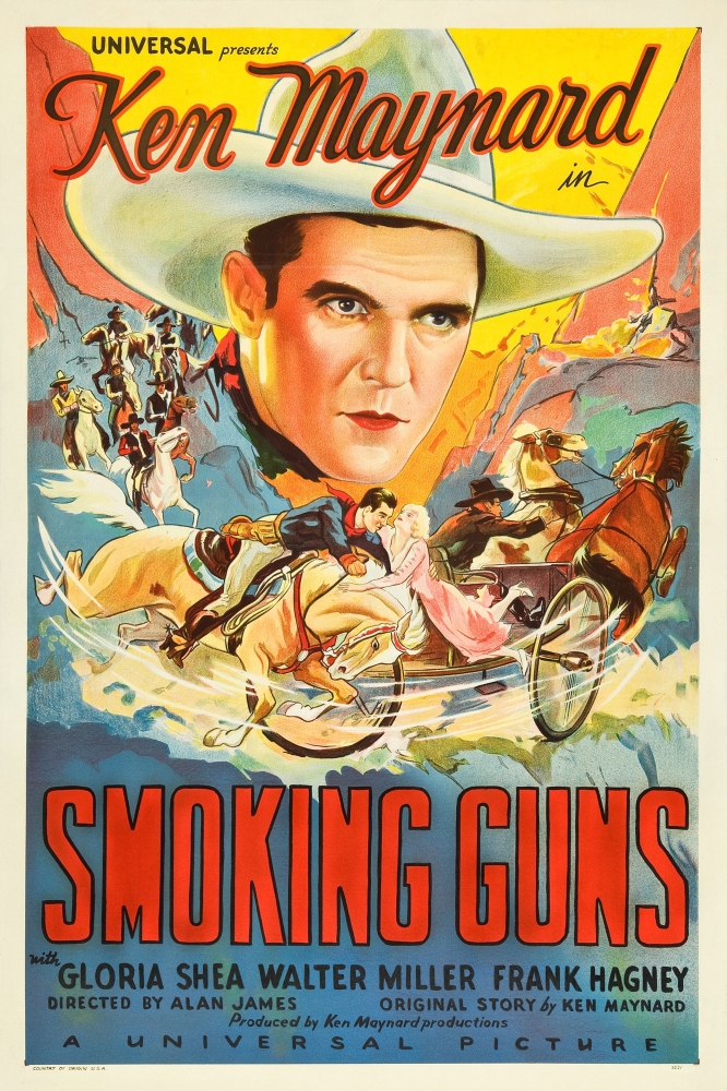 Smoking Guns Canvas Art - (24 x 36)