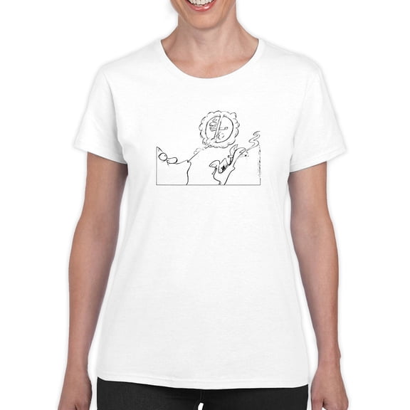 Smoking Hypocrisy T-Shirt Women -Wilfred Hildonen Designs, Female XX-Large