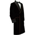 thumbnail image 1 of Smoking Jacket,Men Double Breasted Luxury Velvet Black Cigar Robe for Dinner Party Wear Jacket&nbsp;, 1 of 5