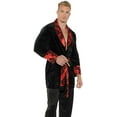 thumbnail image 1 of Smoking Jacket Mens Adult 60s Hugh Hefner Halloween Costume-XXL, 1 of 2