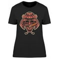 thumbnail image 1 of Smoking Samurai Helmet And Mask T-Shirt Women -Image by Shutterstock, Female x-Large, 1 of 2