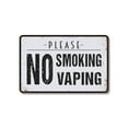 thumbnail image 1 of No Smoking No Vaping 8 Inch x 12 Inch Novelty Plastic Sign Fresh Air Zone Durable Weatherproof UV Protected Perfect for Entrances Patios Offices Fun Gift for Homeowners Managers Staff, 1 of 6