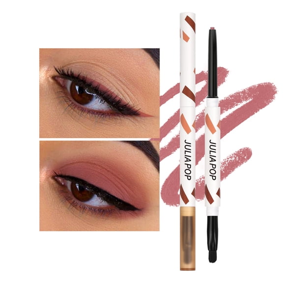 Smoky Eye Shadow Eyeliner, Matte Eyeliner Pencil, Long-Lasting Sweat Resistant Cream Gel Eyeliner, Soft Smooth Texture, Easy To Apply, Natural Mist Smoky Eye Makeup Brush