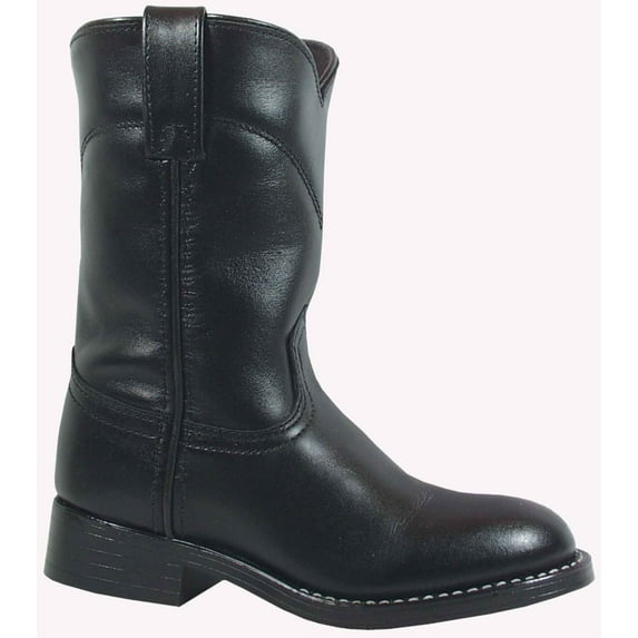 Smoky Mountain Kid's Roper Black Cowboy Boots 3010