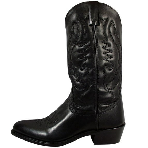 SMOKY MOUNTAIN BOOTS Men's Denver Leather Western Boots, Color: Black, Size: 10.5-EE