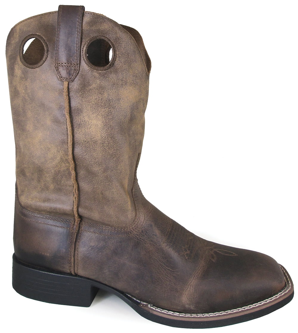 Smoky Mountain Men's Waylon Western Boot Square Toe Brown 10.5 EE US