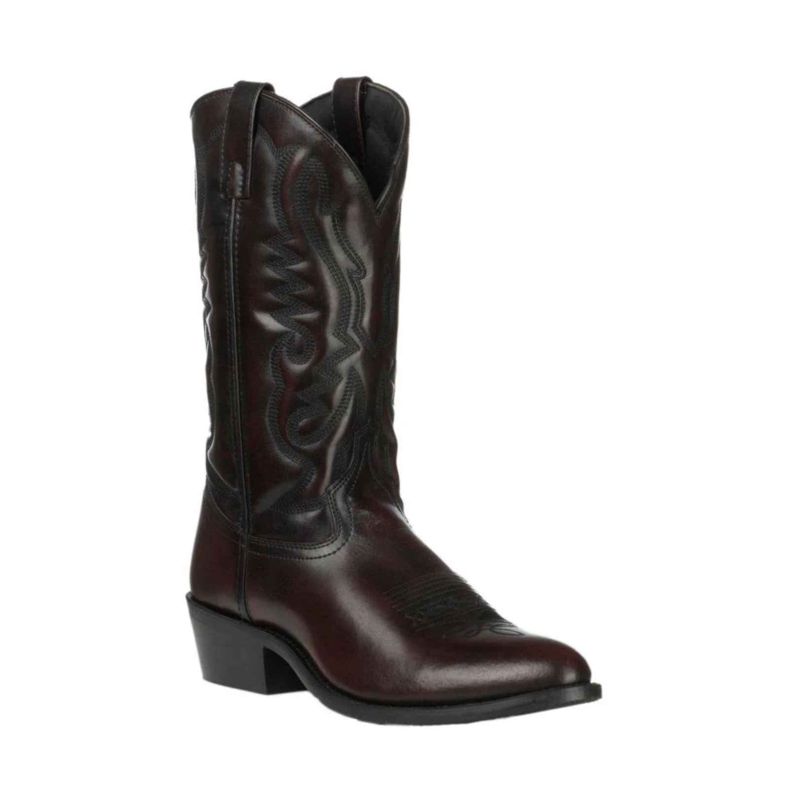 Mens black cherry cowboy boots deals