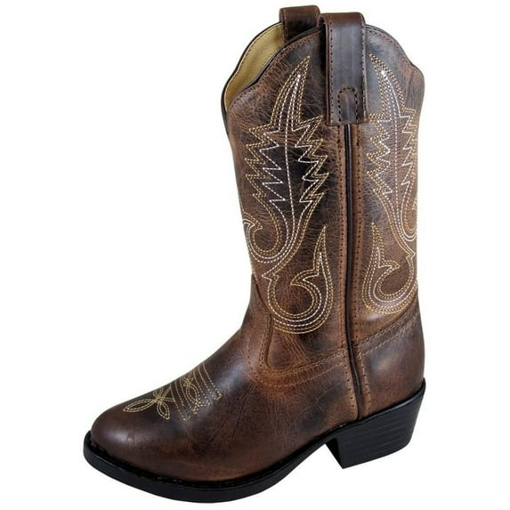 Smoky Mountain Western Boots Boys Annie Leather PVC Brown 3435Y