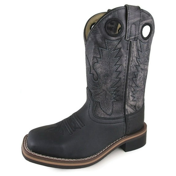 Smoky Mountain Western Boots Boys Duke Square Toe Black 3912Y
