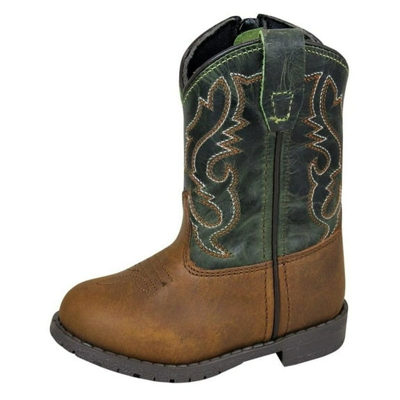 Smoky Mountain Western Boots Boys Hopalong Leather Brown 3605T
