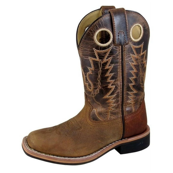 Smoky Mountain Western Boots Boys Jesse Square Toe Brown 3662Y