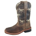 thumbnail image 1 of Smoky Mountain Western Boots Boys Rancher Pull On Brown Oil 3882C, 1 of 2