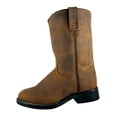 thumbnail image 1 of Smoky Mountain Western Boots Boys Roper Leather Roper Toe Brown 3036Y, 1 of 3
