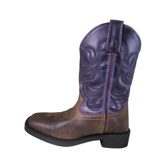 Smoky Mountain Western Boots Boys Tucson Square Toe Pull On 3222Y