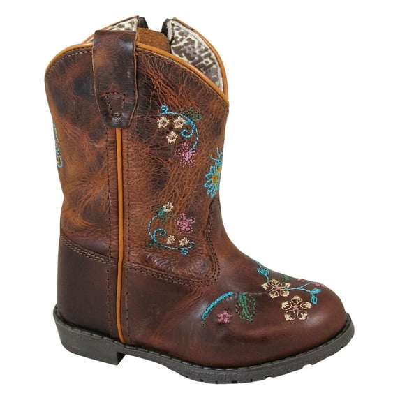 Smoky Mountain Western Boots Girls Florence Zip Up Brown 3831T