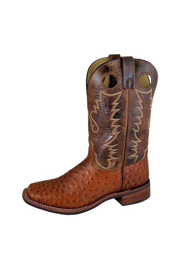 Smoky Mountain Western Boots Mens Danville Square Cognac Brown 4048