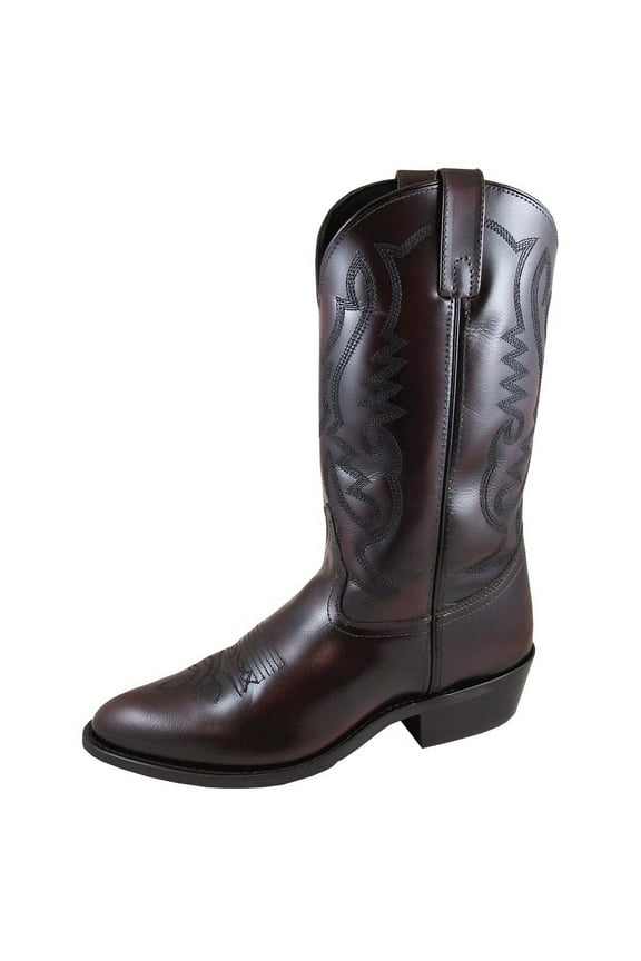 Smoky Mountain Western Boots Mens Denver Leather Black Cherry 4036