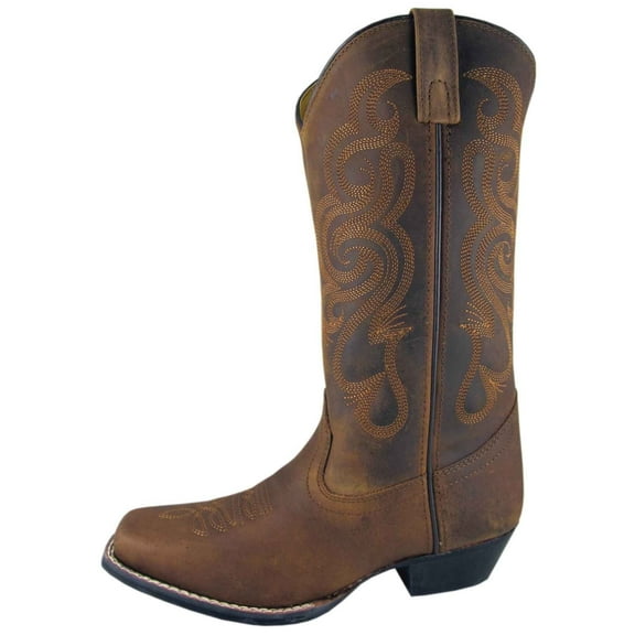 Smoky Mountain Western Boots Womens Lariat 7.5 M Brown Distress 6274