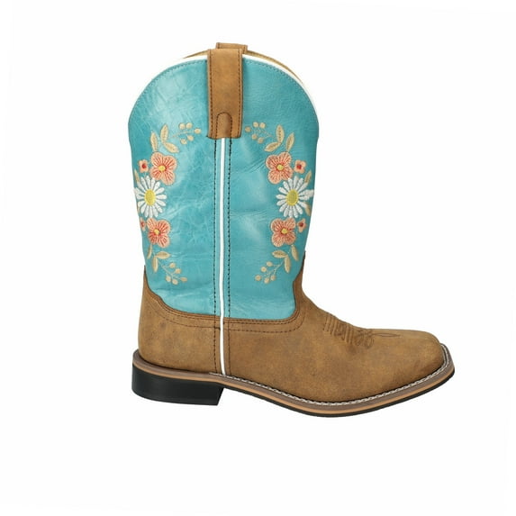 Smoky Mountain Women's Desert Flowers Western Boot Broad Square Toe - 6309 6 M US