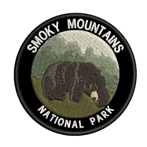 Smoky Mountains National Park Embroidered Patch Iron/Sew-On Applique Souvenir