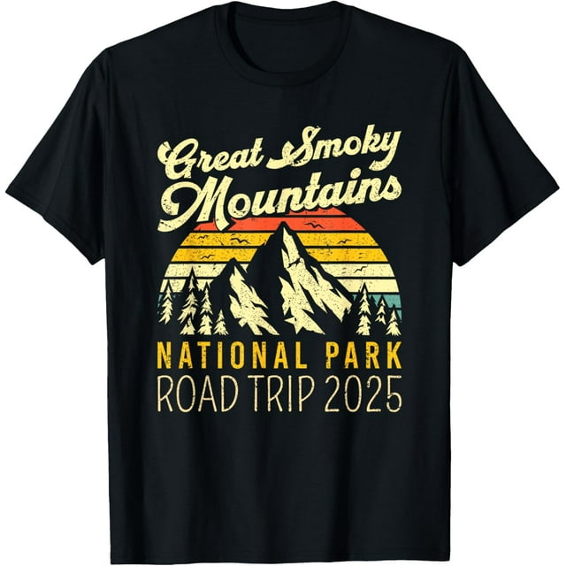 Smoky Mountains National Park Traveling 2025 Road Trip TShirt