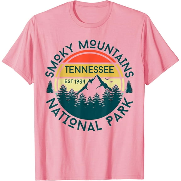 Smoky Mountains Nature Hiking Outdoors Girls T-Shirt
