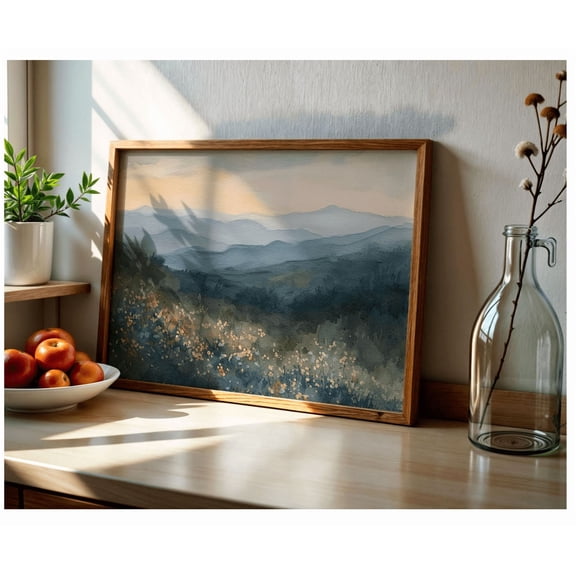 Smoky Mountains Spring Flowers Poster Appalachian Landscape