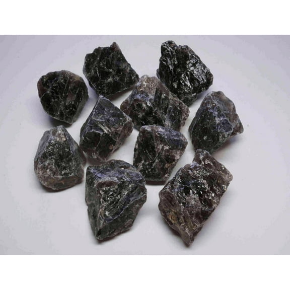 Smoky Quartz 10 Piece Box Natural Brown Gray Crystal Chunks Gemstone Specimens