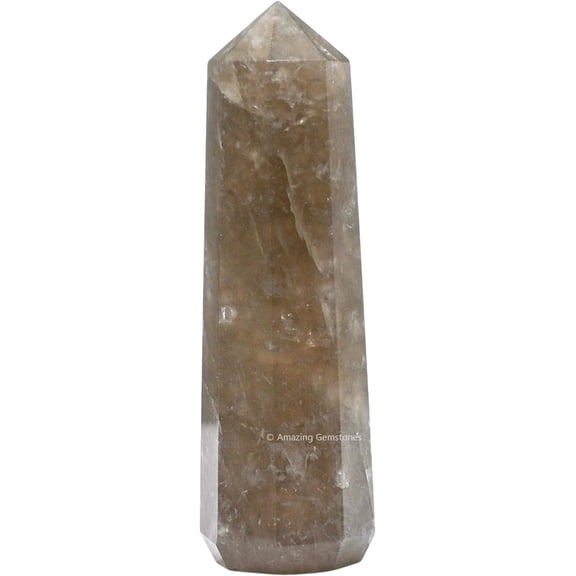 Smoky Quartz Crystal Tower Obelisk Point (2" to 3" INCH)