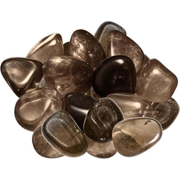 Smoky Quartz Crystals and Healing Stones Tumbled - 1000+ Carats