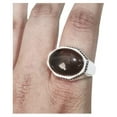 thumbnail image 1 of Smoky Quartz Mans Ring, Natural Smoky Quartz ring, Silver Jewelry, 925 Silver Ring, Birthday Gift, Heavy Mens Ring, Arabic Design, Ottoman Style Ring, Christmas, Turkey Mens Signet Ring, 1 of 5