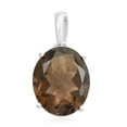 thumbnail image 1 of Smoky Quartz  925 Sterling Silver Solitaire Pendant for Women Jewelry for Women Ct 3.44 Birthday Christmas Gifts, 1 of 8
