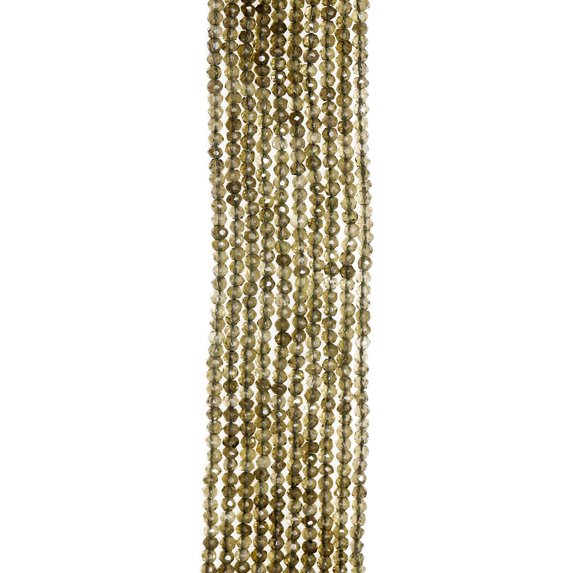 Smoky Quartz Rondells