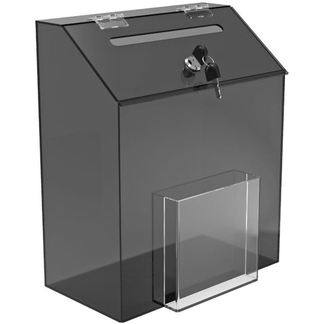 Smoky Wall Mounted Donation Box Perfect for Offerings, Prayer