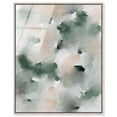 thumbnail image 1 of Smoky and Blush Shadows Framed High-Gloss Acrylic Glass Wall Art Boho Abstracts by Art Remedy, Silver Frame, 16 x 20, 1 of 7