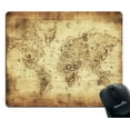 thumbnail image 1 of Smooffly Antique Map Mouse Pad,World Map Antique Vintage Old Style Rectangle Non-Slip Rubber Mousepad Gaming Mouse Pad, 240MM X 200MM X 3MM, 1 of 5