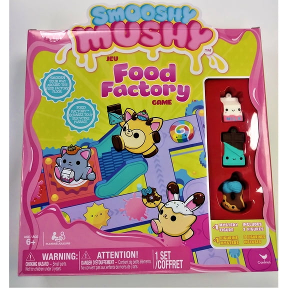 Smooshy Mushy Food Factory Game with 4 Squishy Figures