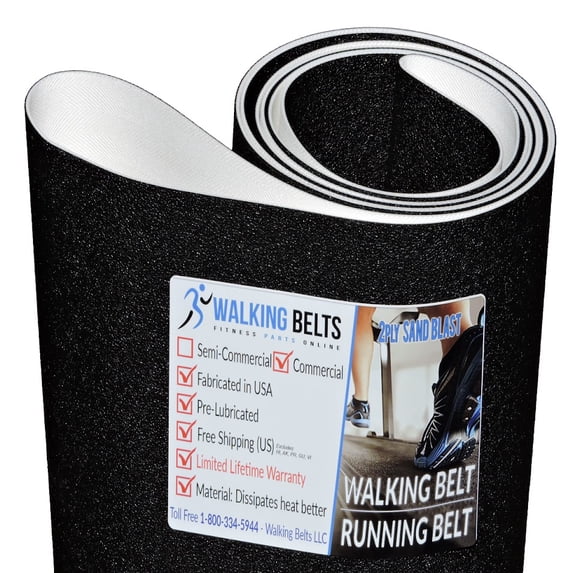 Smooth 5.65 Treadmill Running Belt 2ply Sand Blast 114.5″