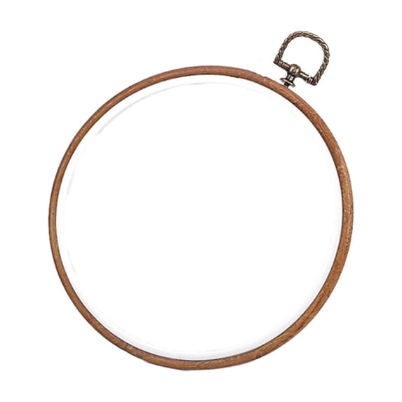 Smooth ABS Embroidery Ring Rubber Grip Hoop DIY Hand Sewing Artwork Display Frame