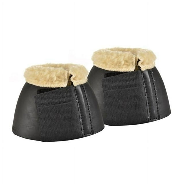 Smooth Bell Boots with Fleece - White, Large