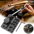 thumbnail image 1 of Smooth-Bending Non-Marring Precision Nylon-Jaw Metal Ring Bending Tool Kit - Jewelry Making Pliers for Ring Shaping & Craft Projects, Perfect Year of the Horse & Craft Necessity, Black, 1 of 6