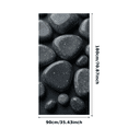 thumbnail image 1 of Smooth Black River Stone Patterned Background Banner Party Decorations Photography Props Event Backdrop Festival Decor Background for Celebrations, 1 of 7