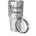 thumbnail image 1 of Smooth Body Tumbler Stainless Steel Vacuum Insulated Travel Mug Cup Gift Blessed Nana (30 oz, Stainless Steel), 1 of 1