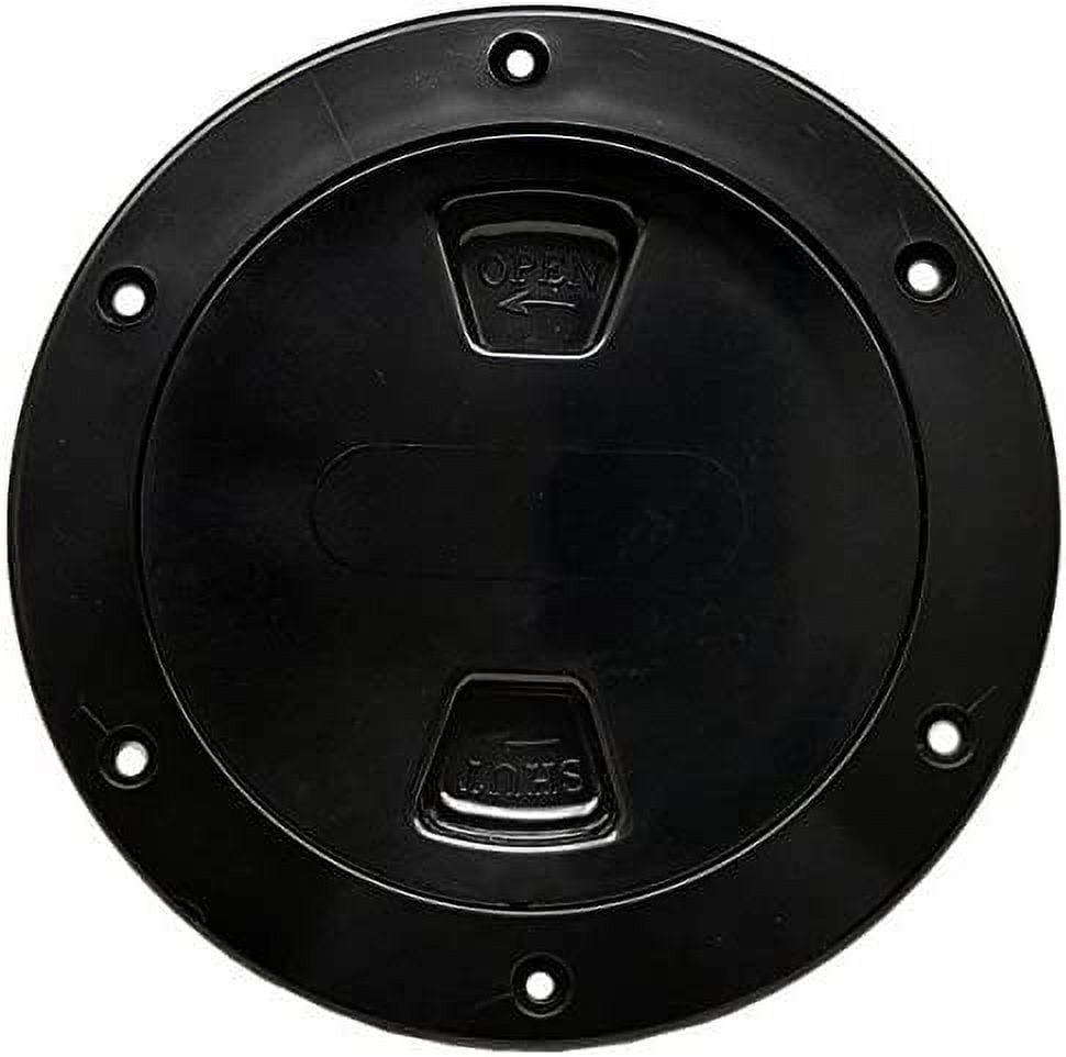 Smooth Center ScrewOut Deck Plate Black